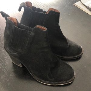 Suede booties